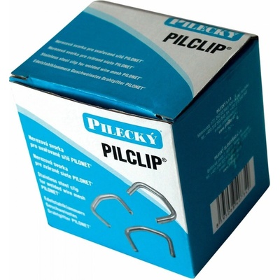 PILECKÝ Svorky PILCLIP pro svařované pletivo PILONET nerezové 250 ks