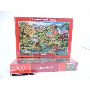Castorland *CAS. PUZZLE 2000 pcs. Idyllic house with horses