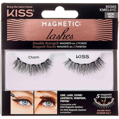 Kiss Magnetické riasy Magnetic Lash es Double Strength 01 Charm