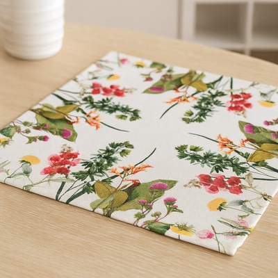 EVENIT Kuchynské prestieranie 30×30 cm Rozkvitnutá lúka 222 Polyester 30x30 cm