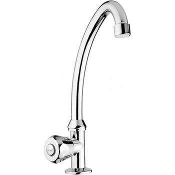 Image 1 of Fildişi Стояща батерия за мивка с врътка Еко 2020, хром