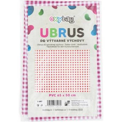 Karton P+P Ubrus PVC - červené káro 65 x 50 cm
