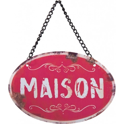 Závěsná cedulka Maison - 12*8 cm - Clayre & Eef