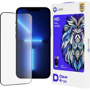 LITO Протектор за iPhone 13 Pro Max / iPhone 14 Plus - Lito D+ Pro Clear - черен