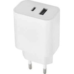 Maxlife Стенно зарядно за телефон mxtc-06, pd qc 20w, бяло