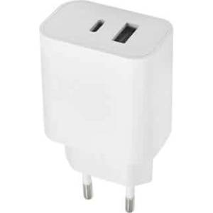 Maxlife Стенно зарядно за телефон mxtc-06, pd qc 20w, бяло