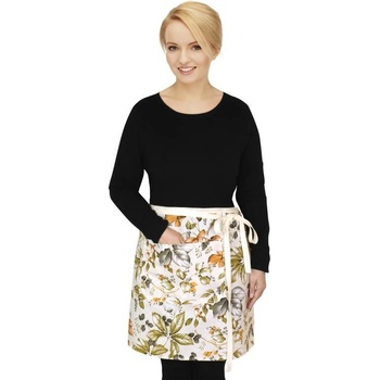 Bellatex zástěra Ema do pasu podzimní listí zástěra 68x50cm