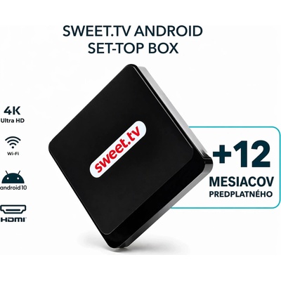 Sweet.TV box 2 + balík L na 12 mesiacov