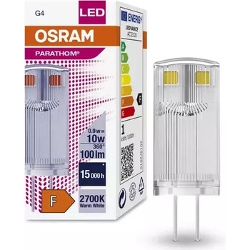 Osram PARATHOM LED žárovka G4 0,9W =10W 2700K teplá 100lm 12V