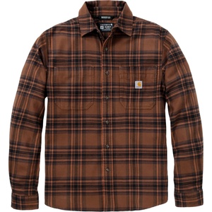 Carhartt Мъжка риза с копчета Carhartt Flannel L/S Plaid Shirt - Red Duck - размер XXL (033-2871-0715)