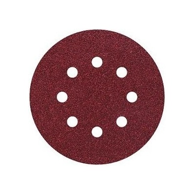 Wolfcraft 2252000 brúsny papier pre excentrické brúsky na suchý zips, s otvormi Zrnitosť 180 (Ø) 125 mm 5 ks