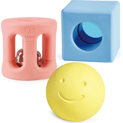 HaPe International Бебешка дрънкалка HaPe International - Геометрични фигури (H0454)