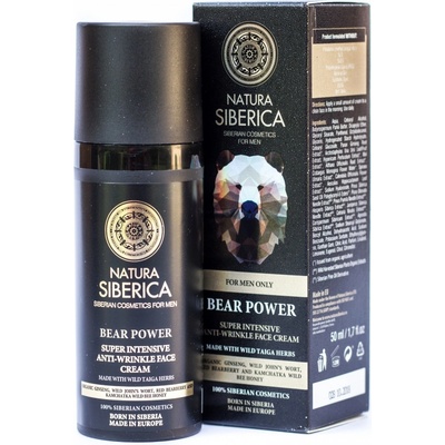 Natura Siberica Super intenzívny krém proti vráskam Medvedia sila 50 ml