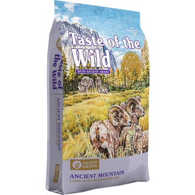 Taste of the Wild Ancient Grain 2, 27кг Ancient Mountain Taste of the Wild, суха храна за кучета - с агнешко