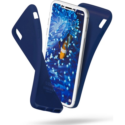 SBS - Polo iPhone X modré