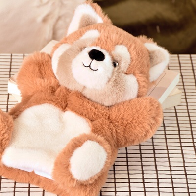 Doudou Histoire d´Ours maňásek Panda červená 24 cm