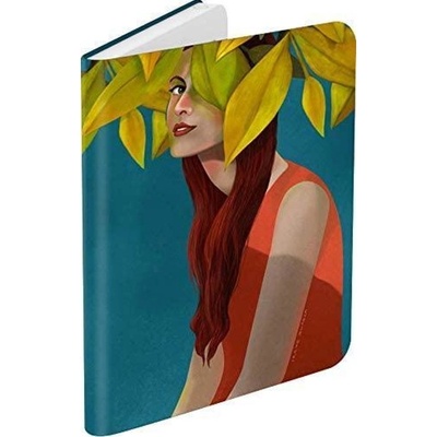 BOOKEEN Калъф за електронна книга BOOKEEN Classic - Lily Shygirl, за PocketBook Diva/Diva HD, 6" (15.24 cm), еко кожа, син