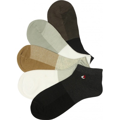 Kvalitné členkové členkové bavlnené ponožky CM150 3 páry MIX