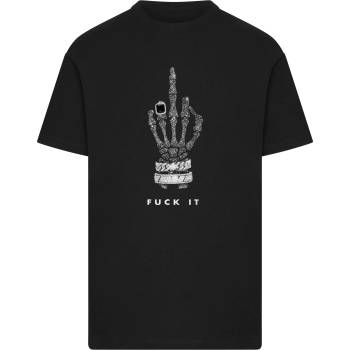 Mister Tee Тениска Skull Hand F*ck It Tee black XXLUB-MT4058-00007 - Черен, размер 3XL