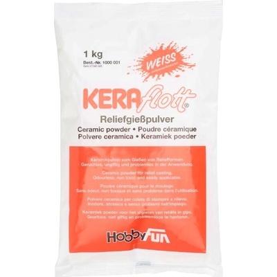 HobbyFun Hmota pro odlévání z forem Keraflott 1 kg