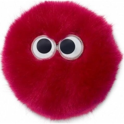 Ozdoba na batoh Ergobag Fluffy Klettie - Red uni