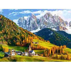 Castorland - Puzzle Church of St. Magdalena, Dolomites - 2 000 piese