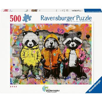 Ravensburger Пъзел Ravensburger от 500 части - Пухкави приятели (12001705)