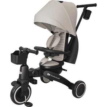 KinderKraft Сгъваема триколка KinderKraft - Jazz 3, Beige (NEW024764)