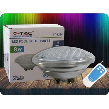 V-TAC LED bazénové svietidlo, 8W RGB