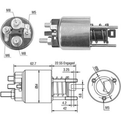 MAGNETI MARELLI Elektromagnetický spínač, startér 940113050423