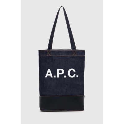 APC Чанта A. P. C. tote axel в тъмносиньо CODDP-M61444 (CODDP.M61444.IAK)