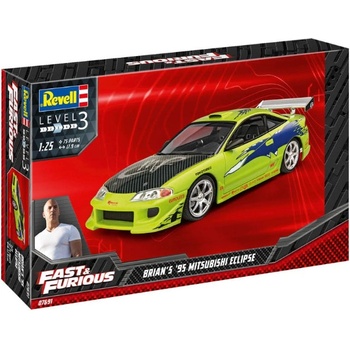 Revell Fast & Furious Brian's 1995 Mitsubishi Eclipse ModelSet 67691 1:25