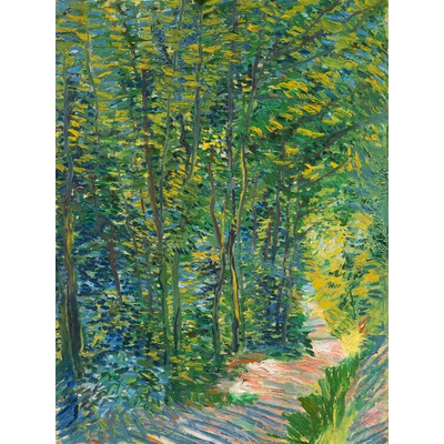Plagát, Obraz - Path in the Woods (1887), Vincent van Gogh, 30 × 40 cm