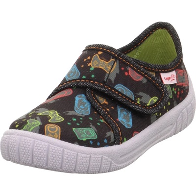 Superfit Детски пантофи Superfit Kid's Bill A House slippers - Schwarz / Mehrfarbig - размер 28 (EU) (702-4386-0316)