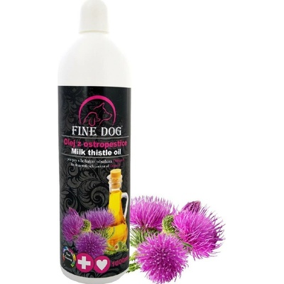 Fine Dog Olej z ostropestřce 1000 ml