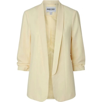 PIECES Сако Pieces Boss 3/4 blazer - Beige (French Vanilla)