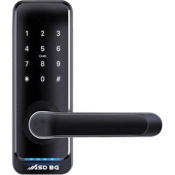 TTLock електронна смарт брава за врати цвят черен - ASD H15А (CNL0213)