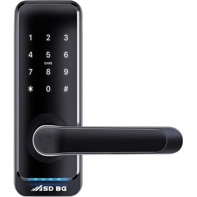 TTLock електронна смарт брава за врати цвят черен - ASD H15А (CNL0213)