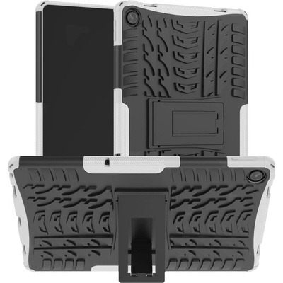 Vsetkkonamobil 53332 STAND Extra odolný obal Lenovo Tab M10 Plus 3. generace rácia biely