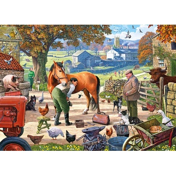 Gibsons - Puzzle Farrier on the Farm - 500 piese