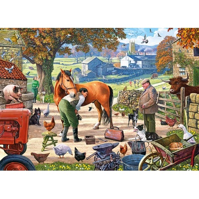 Gibsons - Puzzle Farrier on the Farm - 500 piese