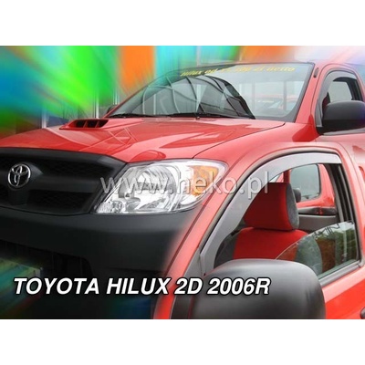 Deflektory Toyota Hilux, 2005-2015 predné