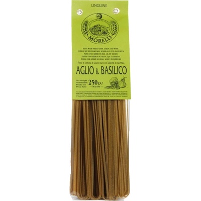 Morelli Tuscany pasta 1860 Linguine aglio e basilico, Toskánsko, Morelli, 250g