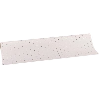 Floristická fólie s tečkou 50cm x 9,1m 1 bílá