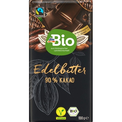 dm Bio bio hořká 90% 100 g