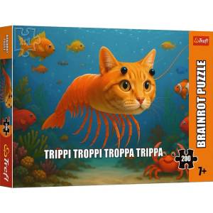 Trefl Пъзел 200 бр BrainRots, Trippi Troppi Troppa Trippa (13307)