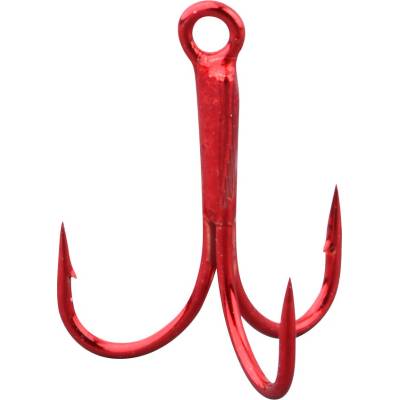 Gamakatsu-Spro Trojháček Micro Treble Red vel.18 4 ks