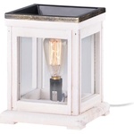 Candle Warmers Електрическа аромалампа за подгряване на свещи, крушка Edison, изветряло дърво