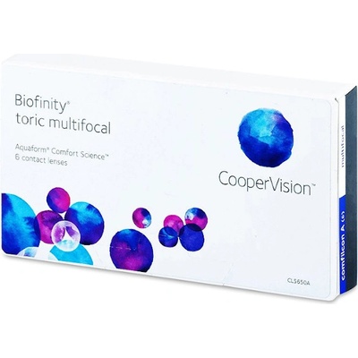 Cooper Vision Biofinity Toric Multifocal 6 čoček