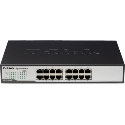 D-Link DGS-1016D/E 16-Port 10/100/1000Mbps Copper Gigabit Ether. Switch – Zboží Živě